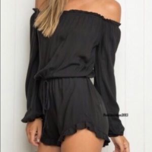 Brandy Melville Black Romper